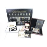 Framed Coins of The Realm 500 Years of The British Monarchy set, cased Heirloom 100th Anniversary of