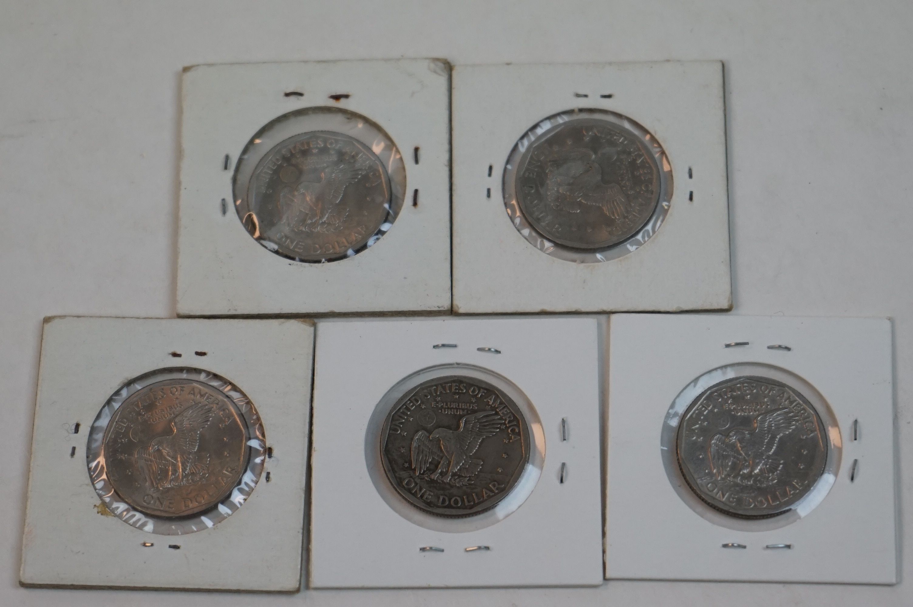 Five United States Of America Susan B Anthony Dollars with mint marks for Denver, San Francisco - Image 2 of 2