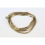 Box belcher link chain necklace, length approx 59cm