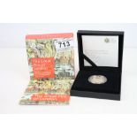 Cased & boxed The Royal Mint The 350th Anniversary of The Great Fire of London 2016 UK £2 Silver