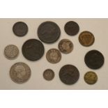 A small collection of early milled coins from the reign of George III, George IV and William IV to