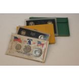 Six United States Of America Proof coin year sets to include years 1990, 1993, 1970, 1969, 1968