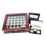 Cased The Princess Diana Memorial Coin Collection A 20th Anniversary Tribute, complete with 30 coins