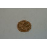 A Queen Victoria 1899 Full Sovereign Gold Coin