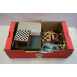 Collection of Boxed Chess Sets / Chess Pieces including Boxed Marble Chess Set