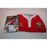 Signed Crusaders Rugby League Shirt with approx. 17 signatures together with a Programme dated 2010