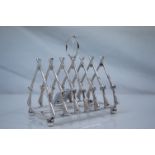 Silver Plated Rifle Style Toast Rack