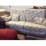 Ercol ' Renaissance ' Golden Dawn Three Piece Suite comprising sofa ( 190cms long x 93cms high ) and