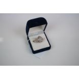 Diamond set Heart shaped Ring