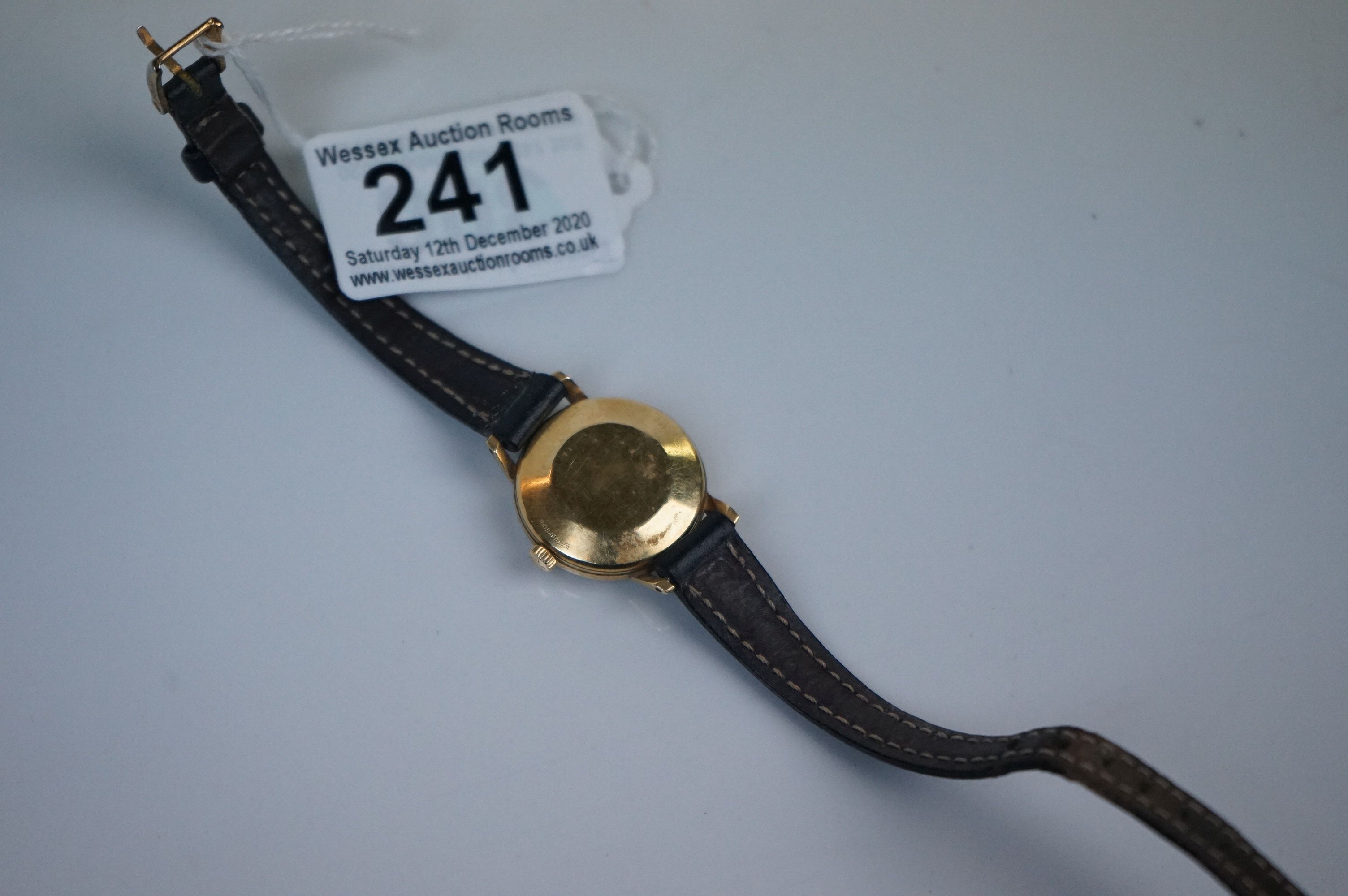 Lady's 18ct Gold Eterna-Matic Sahida Wrist Watch with silvered dial, case no. 5049462, diameter 2. - Bild 3 aus 3
