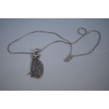 Silver Cat Necklace