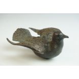 Early 20th century Bronze Bird, possibly a Dove