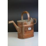 Large Antique Copper Watering Can, 35cms high