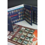 The Esso Collection of Football Badges (complete) together with Esso 100 Years of Football Coin