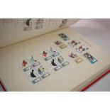 Stamp Album containing various GB stamps including Tuppenny Blues, Penny Blacks, Penny Red, etc