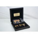Two Gold Plate Replica ' Varna Chalcolithic Necropolis Gold ' Zoomorphic Talisman's of Cows / Oxs.