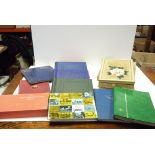 Two Cartons containing Eight Stamp Albums containing a quantity of World Postage Stamps, Mint and