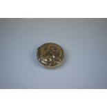 Brass cased Vesta with embossed Horse decoration