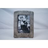 Silver Embossed Easel Back Picture Frame
