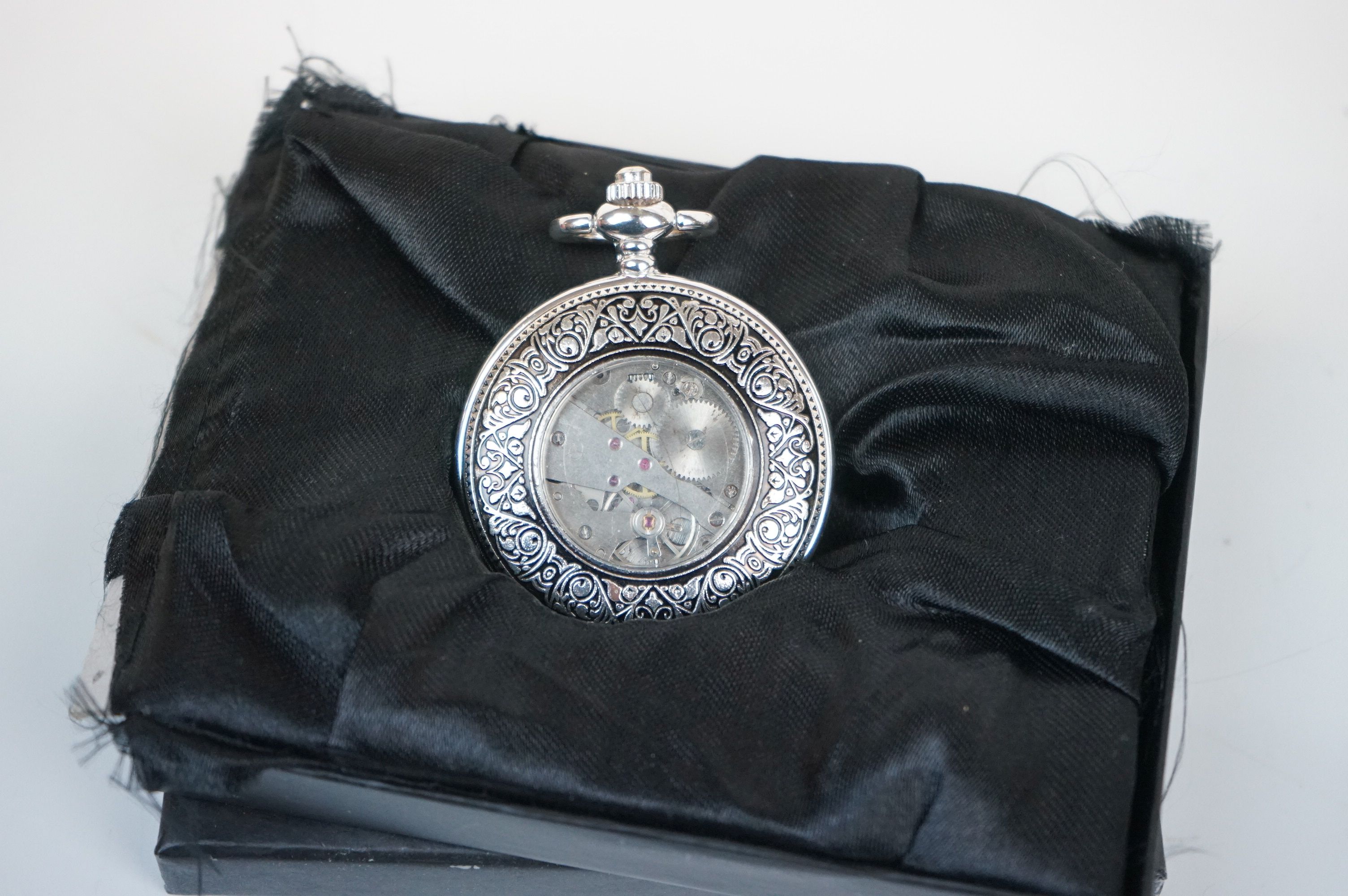 Heritage Collection Imperial Silver Plate Pocket Watch, boxed with c.o.a - Bild 3 aus 5