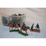 Collection of Plastic Toy Animals and Soldiers including Britains, deetail, etc