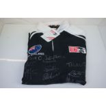 Official Merchandise Signed Emirates Dubai Rugby New Zealand Shirt with approx. 26 signatures