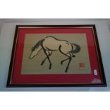 Collection of Chinese and Oriental Prints to include horses, seated Buddha, etc.