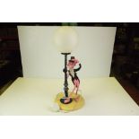 Pink Panther 1970's Table Lamp, 52cms high