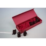 Boxed set of Six Miniature Buddhas