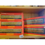 Hornby OO-Gauge, scale models boxed and un-used, Liner Coach, 8 x coaches various designs
