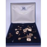 Selection of scrap 9ct GOLD or 9ct GOLD coloured items 10 grams, and 11 grams of 9ct GOLD or 12ct