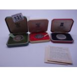 9 x item coin collection, boxed Royal Mint 1966 Bahamas, 5 Dollars, Gibraltar silver Crown, 2 x