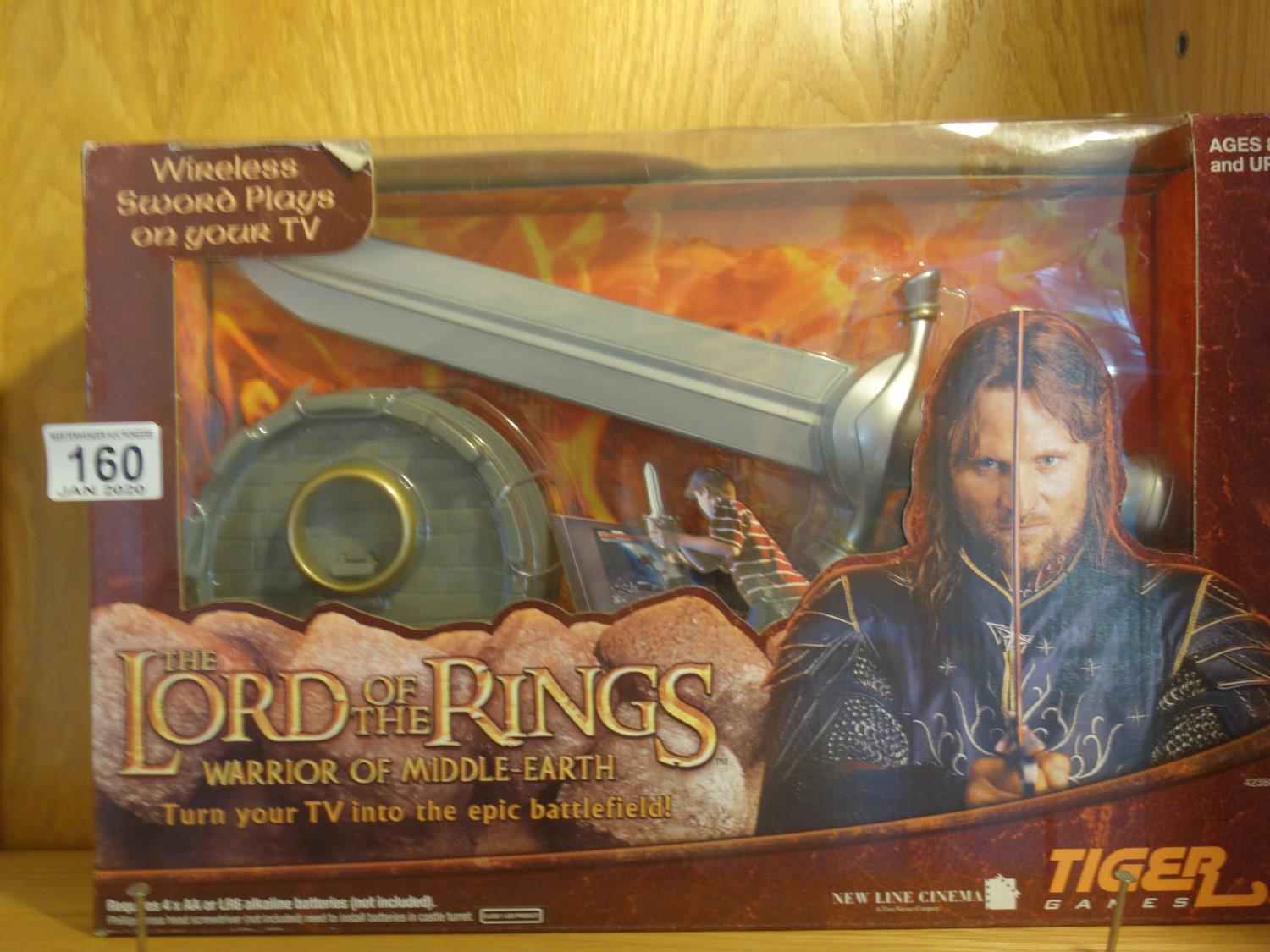 Lord of the Rings, a television interactive Battlefield wireless sword, boxed and un-used