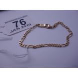Delicate 14ct GOLD Ladies bracelet, 6.3 grams