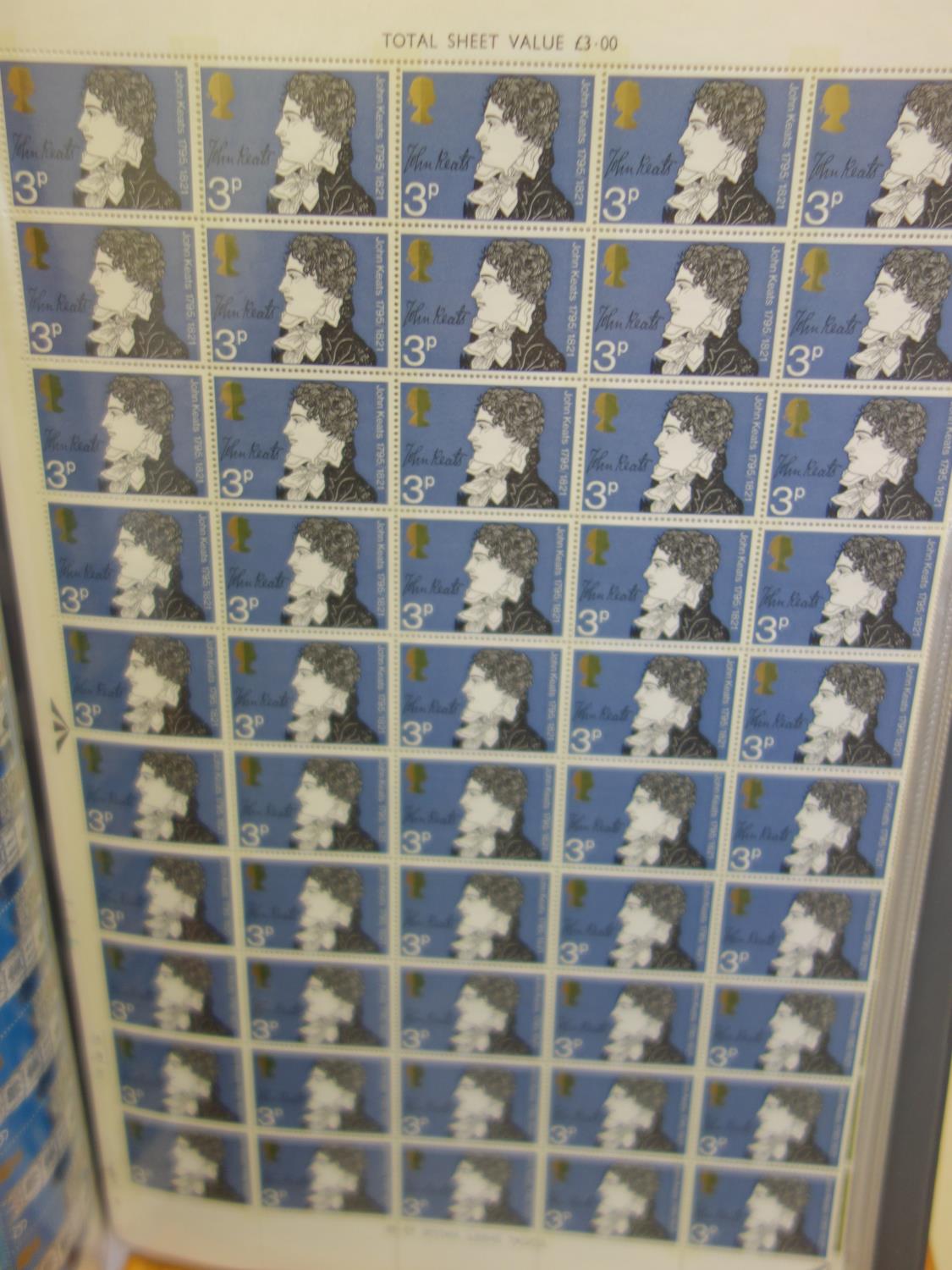 British stock sheet of stamps, 8 x albums A4 size each one containing an amount of various - Image 13 of 21