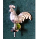 Collectable Vintage Car Mascot, modelled as a Cockerel, purchased from Sotheby's in 1989, 4" tall