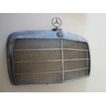 Vintage Mercedes Car front Grill with original Mercedes Badge and Car Mascot c1950's