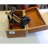 Hand held Vintage Sextant, US Navy 1942, makers Stadimeter, No:2758, 10" long 3.5" tall in