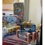 Collection of boxed and un-used coaches, makers include Corgi Lledo, Matchbox models of