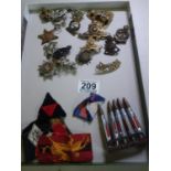 Amount of Military badges and items,