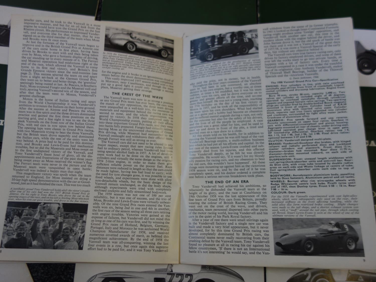 10 x copies of Profile Publications for Sports cars including Mercedes 300 SLR, type 35 Bugatti, and - Image 4 of 4