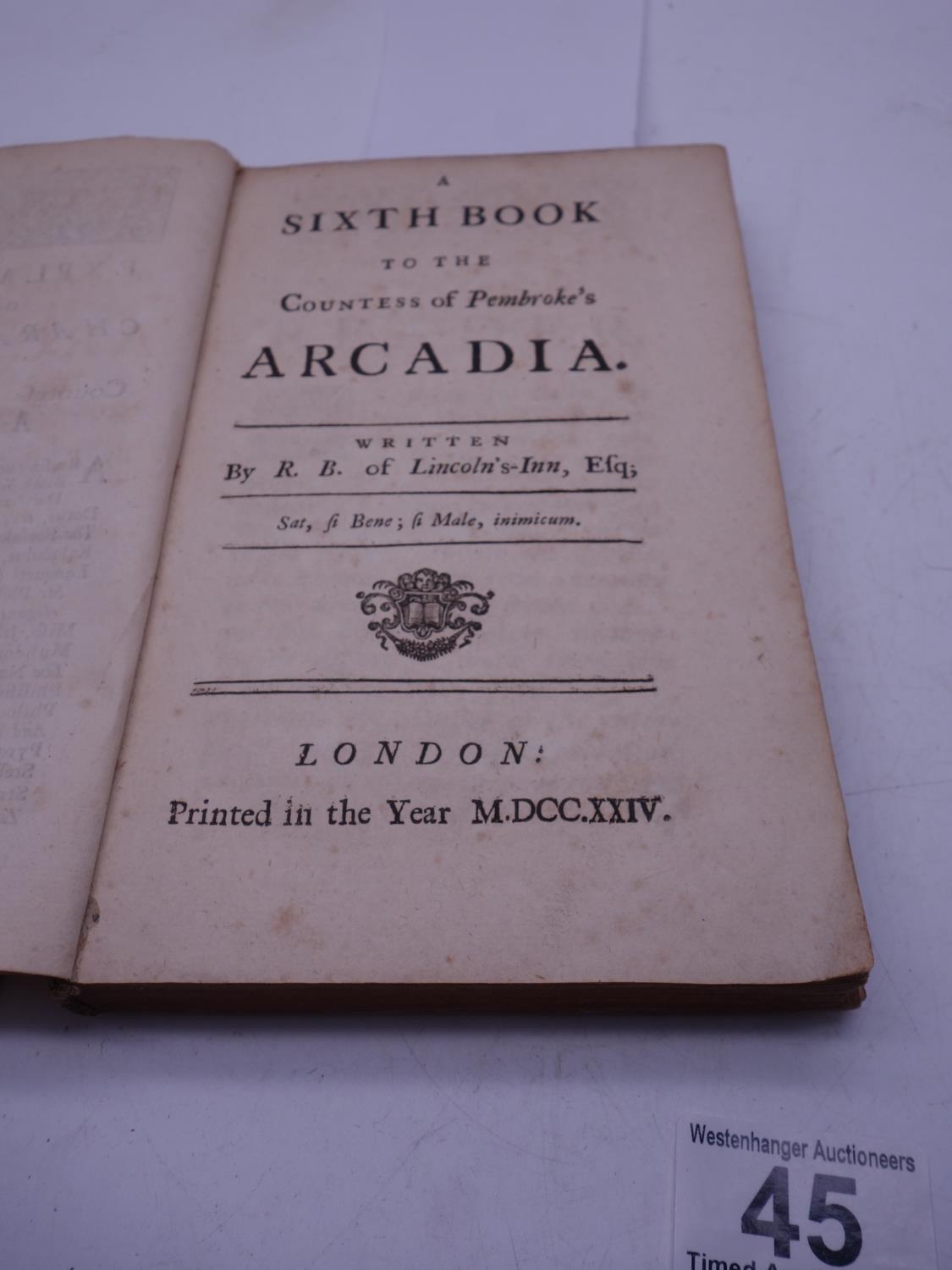Single copy of the Works of the Honourable Sir Philip Sidney volume 3, published London 1633, The - Image 6 of 8