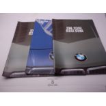 Showroom Sales brochure, BMW 728i, 332i, 735i, and 2 x copies of 518-528 models, sales brochures