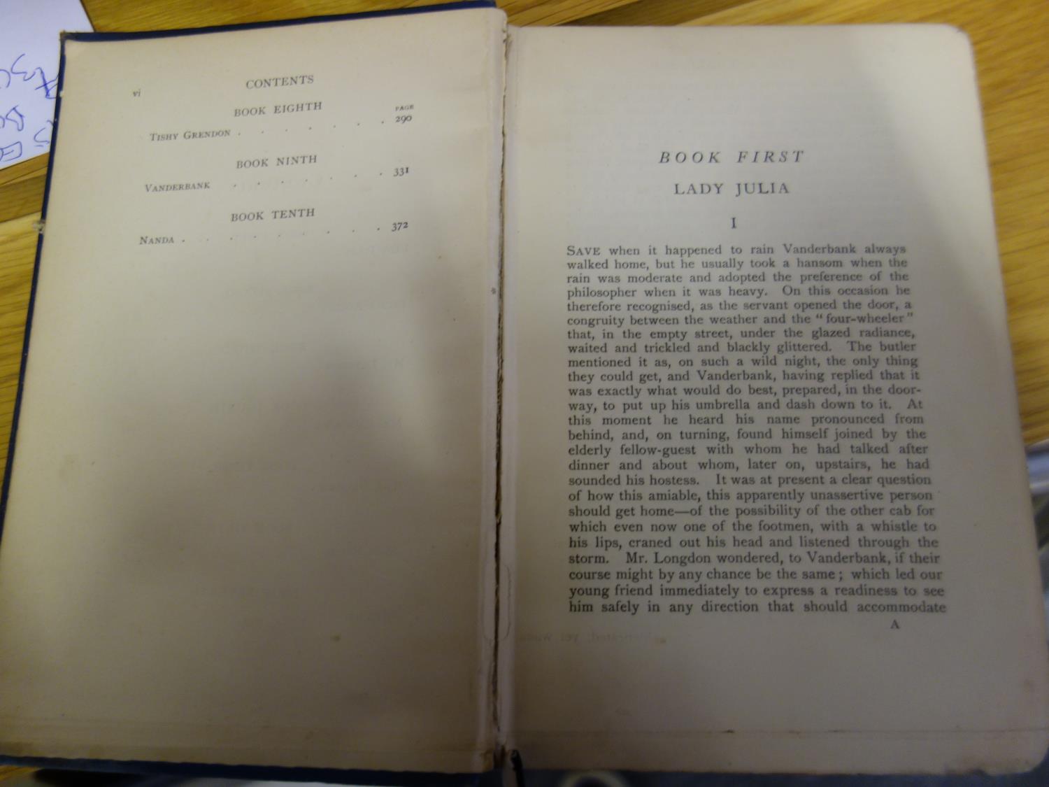 Henry James, 7 hard backed books published by Heinemann in similar blue hard backed covers, to - Image 2 of 4