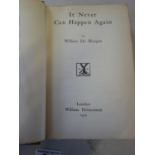 William De Morgan, It Never Can Happen Again, published London 1910 by Heinemann, First Edition