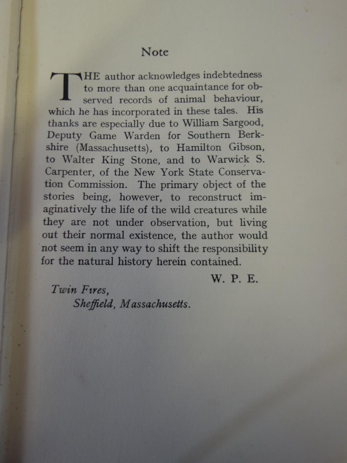 Walter Pritchard Eaton, First Edition copy of On the Edge of the Wilderness, published Jonathan Cape - Image 5 of 6