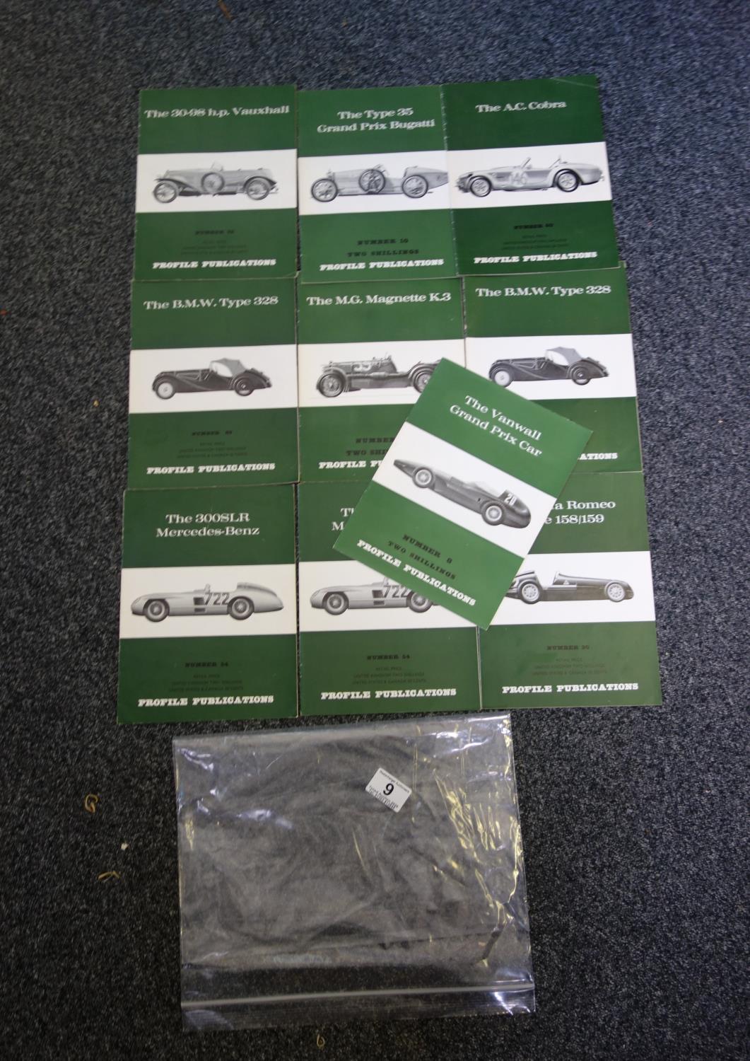 10 x copies of Profile Publications for Sports cars including Mercedes 300 SLR, type 35 Bugatti, and - Image 2 of 4