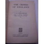 G K Chesterton, First Edition paper back dated 1926 + hardback 1 st edition the crimes of England