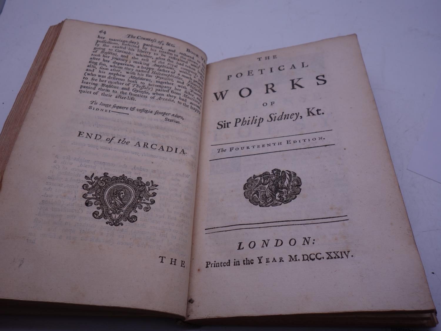 Single copy of the Works of the Honourable Sir Philip Sidney volume 3, published London 1633, The - Image 7 of 8