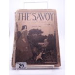 Savoy Quarterly, January 1896, with illustrations by Aubrey Beardsley dated 1896, the binding has